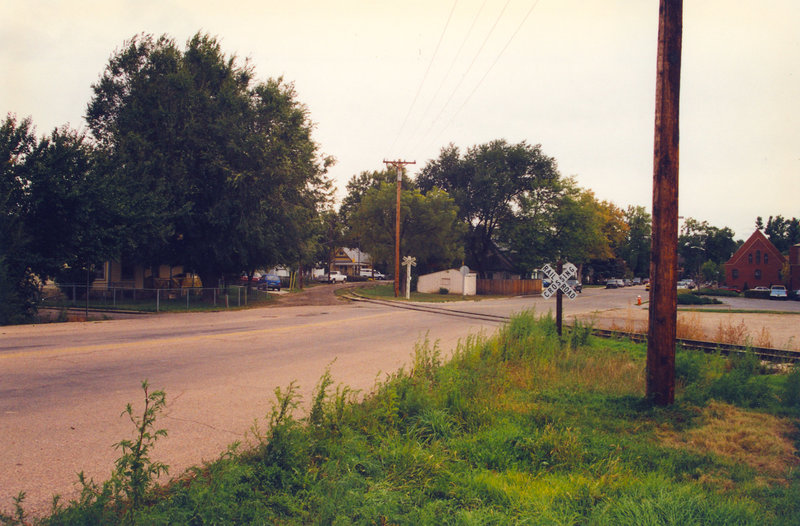 Some old pics from the USA: Rail crossing in Loveland, Colorado