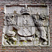 Gable stone of the coat of arms of Amsterdam