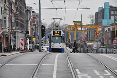 Tram and new metro station in the make