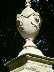 mausoleum urn, st.george hanover sq, burial ground, london