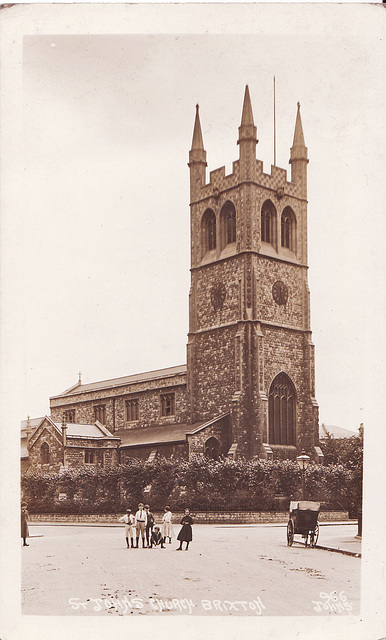 st.john's church, angell town, brixton, london