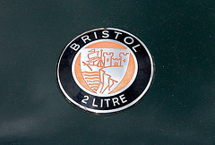 1957 Bristol 2 litre badge