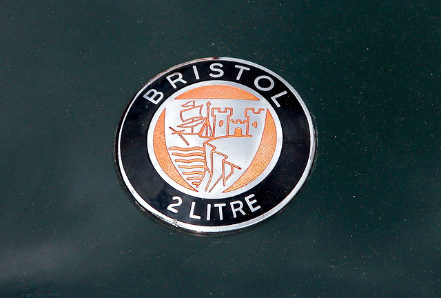 1957 Bristol 2 litre badge