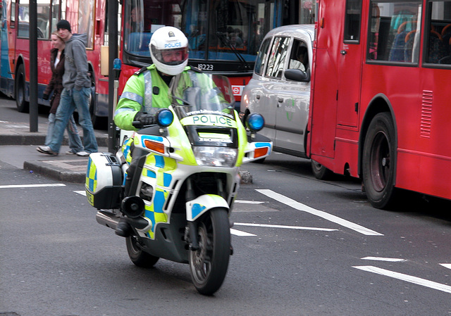 Motorcycle police of London