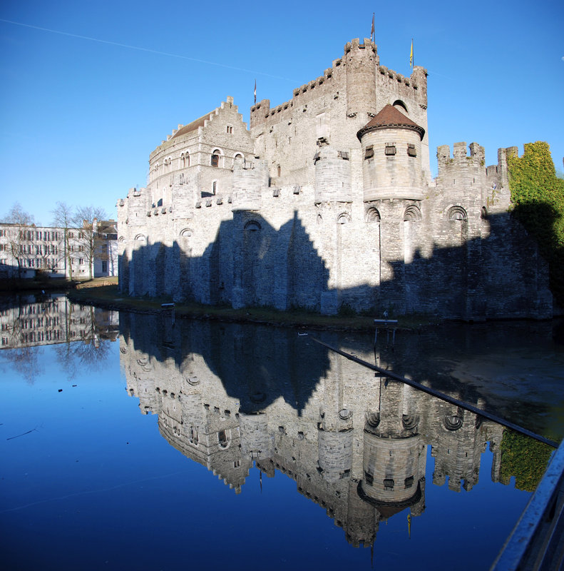 The Gravensteen (Count's Stone) in Ghent (Belgium)