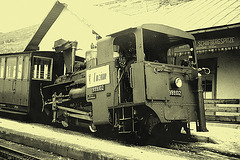 Schafberg Railway Locomotive (mono)