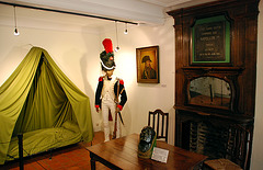 The room where Napoleon slept before the battle of Waterloo