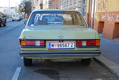 Mercedes-Benz W123 in Vienna