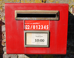 Belgian letter box