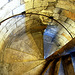 Winding staircase at Clifford's Tower in York