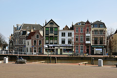 View of the Turfmarkt (Peat Market) in Leiden
