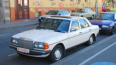 Mercedes-Benz W123 in Vienna