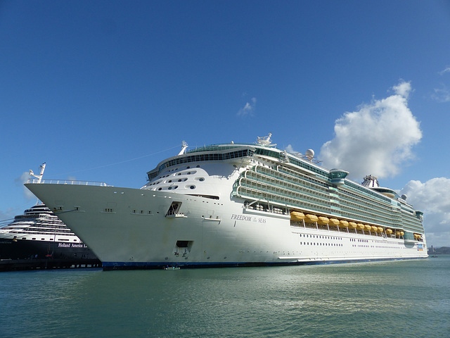 Freedom of the Seas at San Juan (2) - 29 January 2014