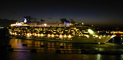 Freedom of the Seas leaving San Juan - 29 January 2014