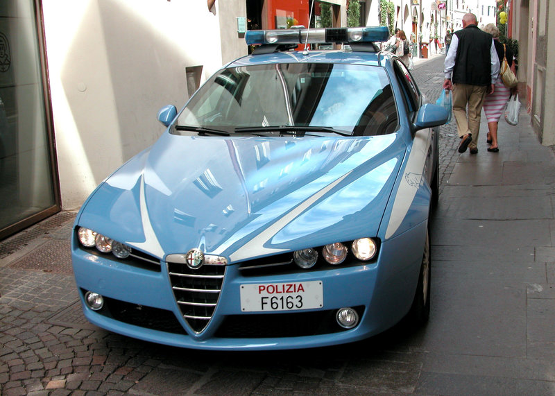 Holiday day 3: Italian police car