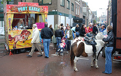 The Leiden's Relief Fair: Pony rides
