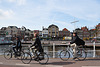 Cycling and a view of the Beestenmarkt (Animal Market)