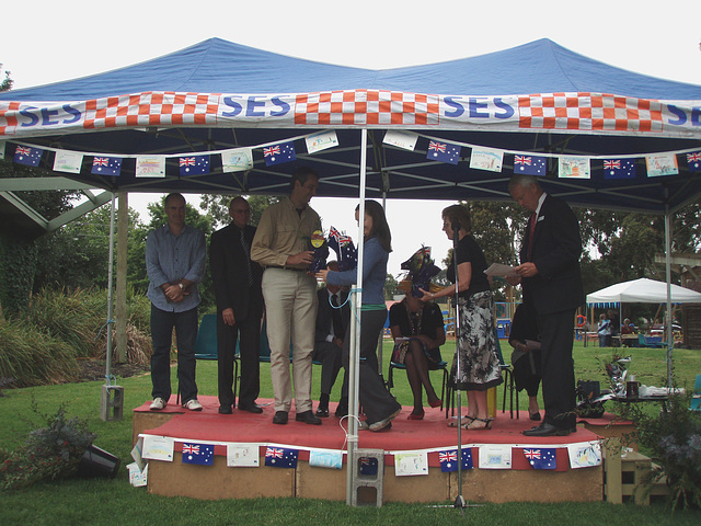 Australia Day ceremony in Leongatha