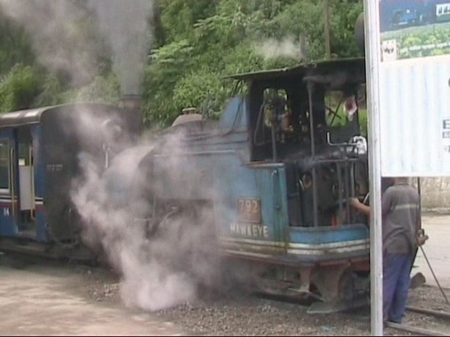 Darjeeling Our train down