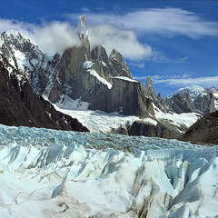 Cerro Torre and Torre Glacier