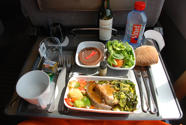 My food on the Eurostar from London to Brussels