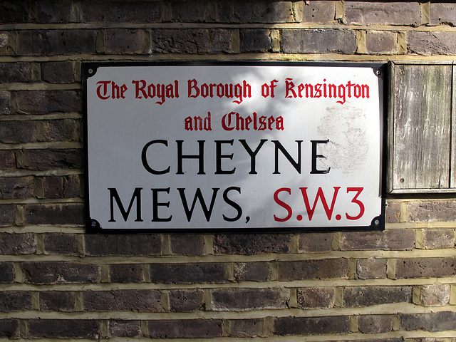 Cheyne Mews SW3