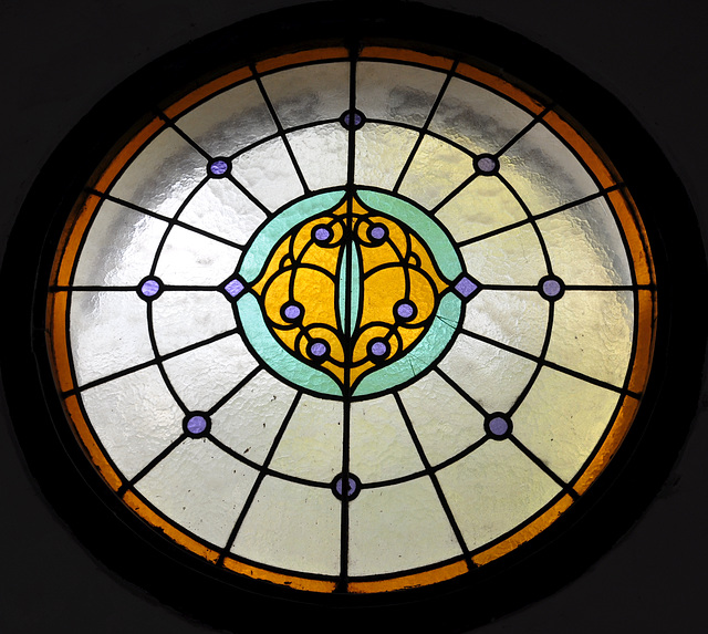 Ornamental stained-glass window
