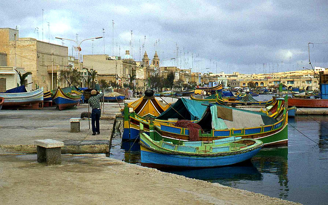 Colourful Maltese Boats
