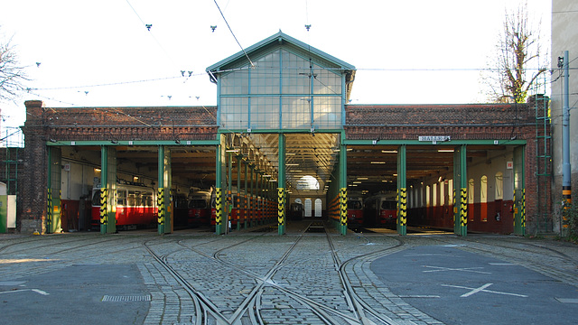 Tram shed