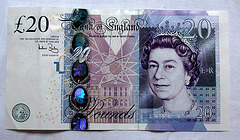 New 20 pounds note