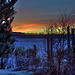 Last of a short winter day