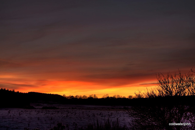 Red sky at night...