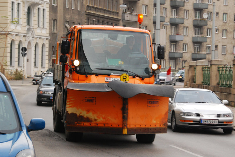 Mercedes-Benz Unimog pretending to be a ship