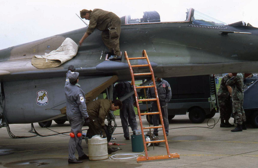 Czech Air Force Mig-29 5918- Preparing for Flight