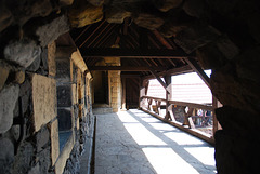 Inside the castle