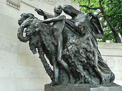 belgian monument, embankment , london