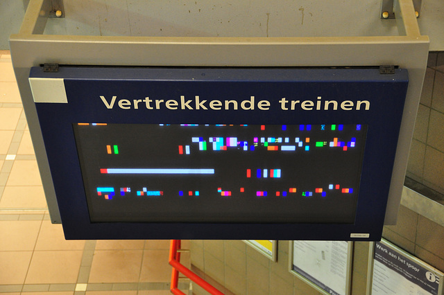 New colour system for departing trains