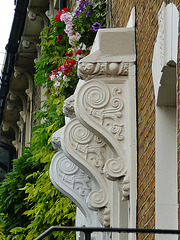 hackney stucco, london