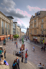 Glasgow street scene