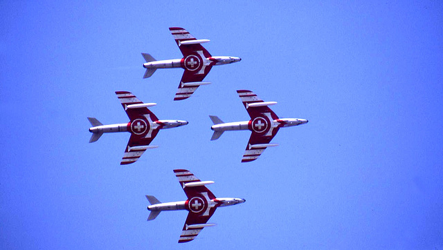 Four Hunters in Flight