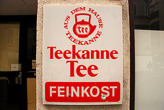 Advertisement for Teekanne tea