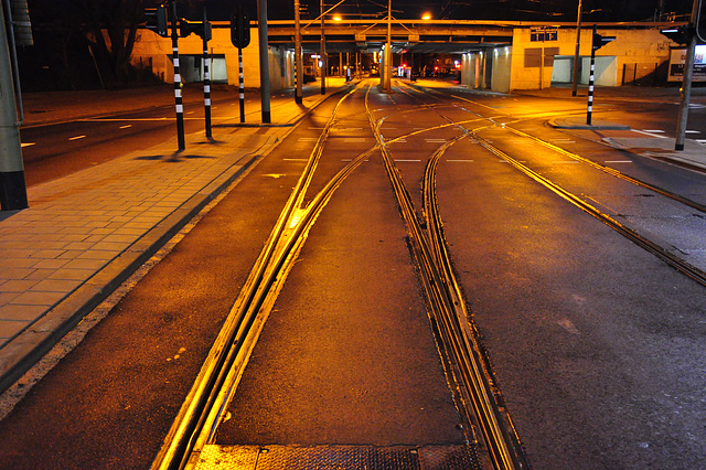 Tram tracks