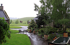 Dreich Scottish Sunday morning downpour..