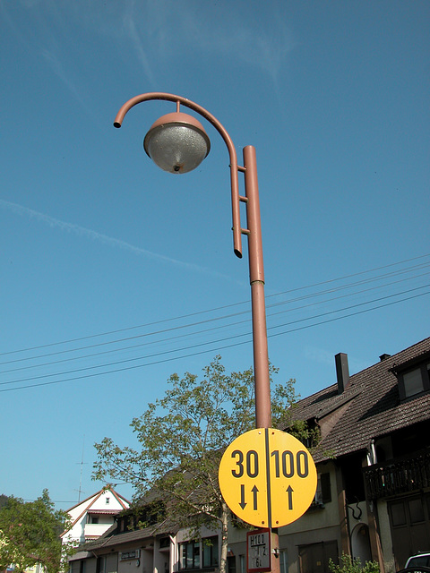 German street light