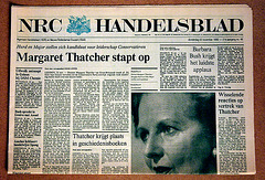 Old newspapers: November 22, 1990 – Margaret Thatcher resigns