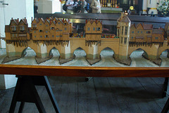 Old London Bridge in miniature