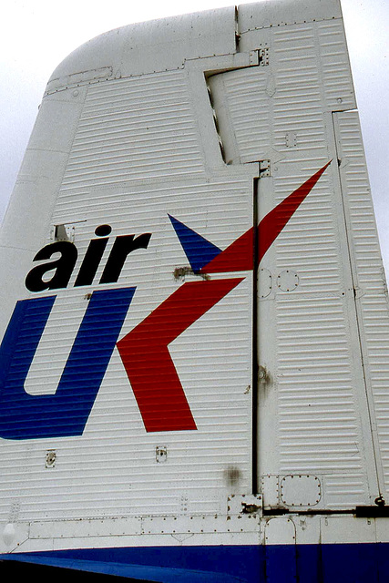 Dart Herald G-APWJ Fin (Air UK)