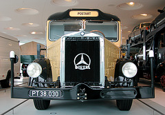 In the Mercedes Museum: Mobile Post Office