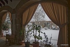 The Courtyard in snow