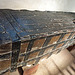 hopton church, suffolk,dug-out chest, c14? with ironwork of c16?